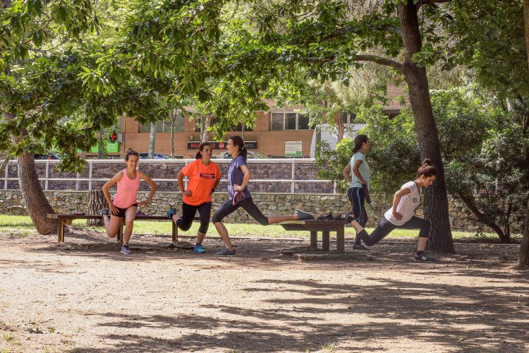 ejercicio al aire libre