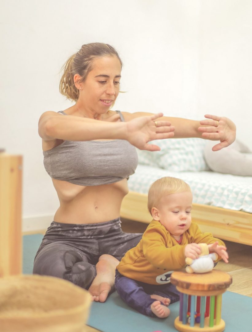 ejercicios hipopresivos en el postparto con tu bebé