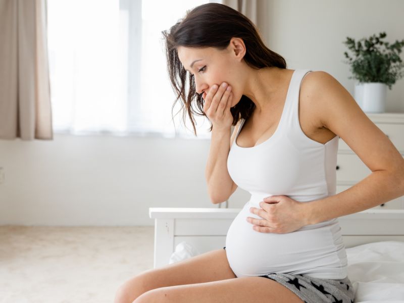 Las náuseas son provocadas por los cambios en el embarazo