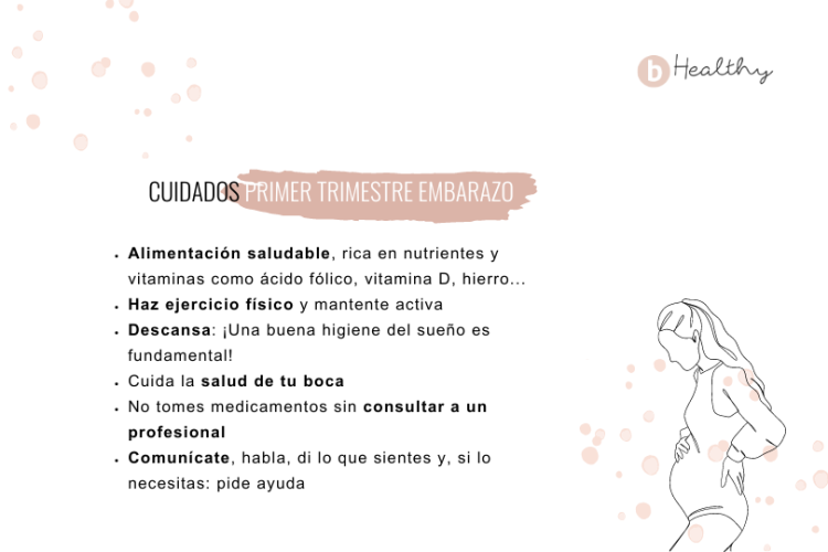 Consejos primer trimestre embarazo
