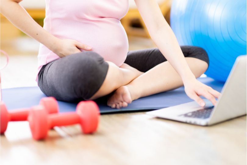 ejercicios de fuerza para embarazadas