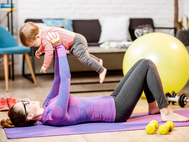 ejercicio durante la lactancia materna con tu bebé